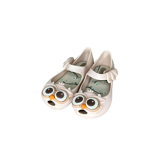 Mini Melissa Ultra girl VB Little Owl Maryjane Shoes Size 8 - Picture 2 of 6